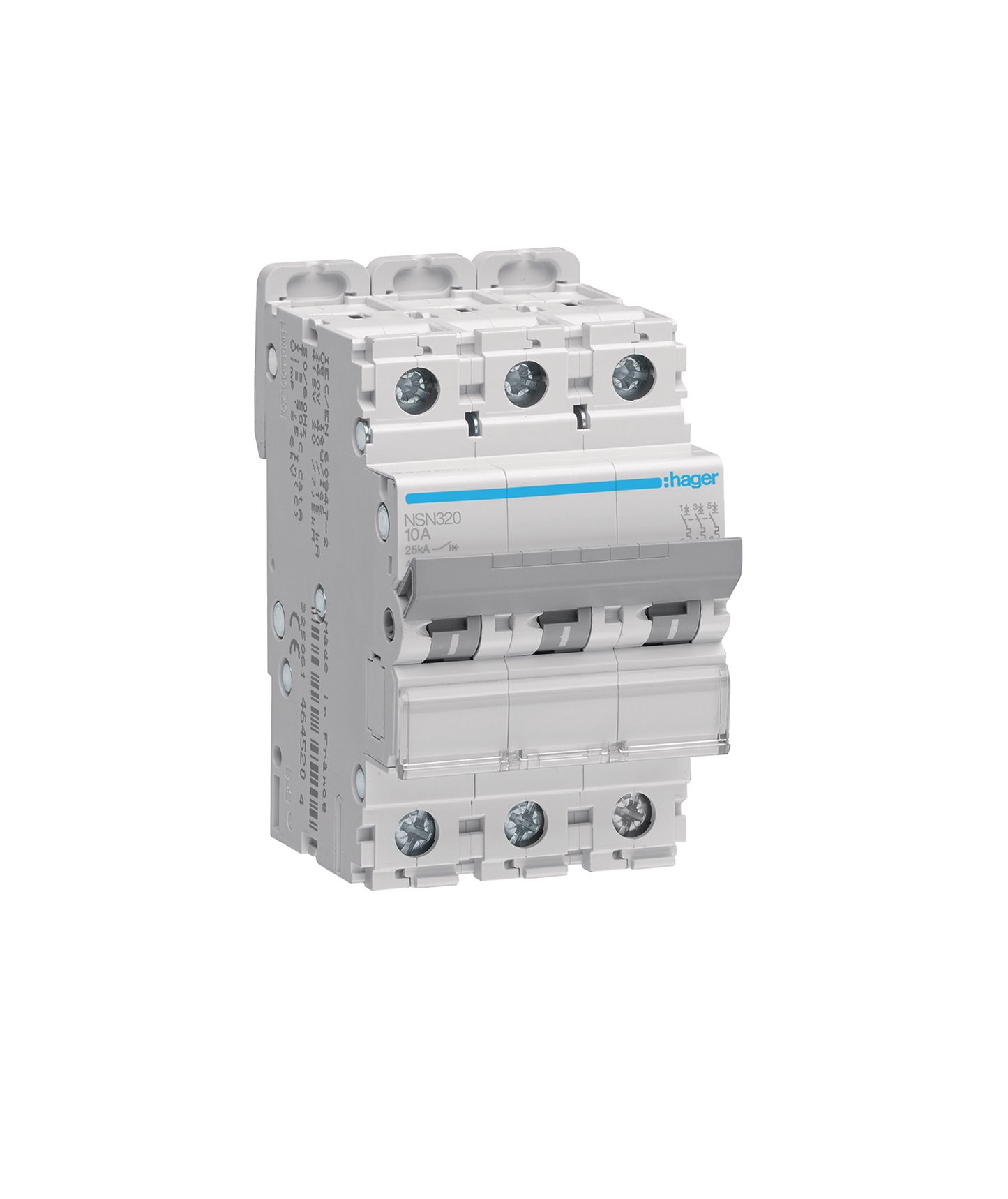 Disjuntor 3P 25A D 25KA 3 Módulos