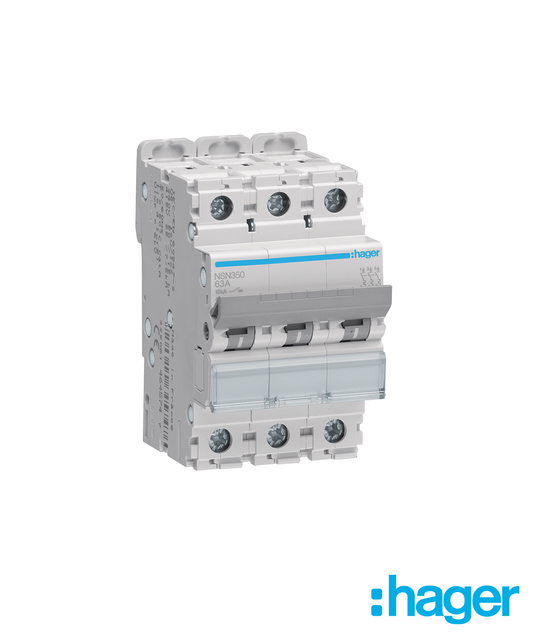 Disjuntor 3P 50A D 25KA 3 Módulos