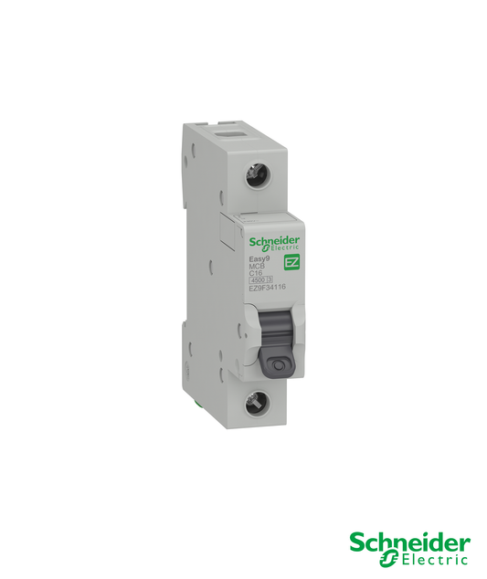 Disjuntor 1P 16A Curva C 4,5KA 230V Easy9
