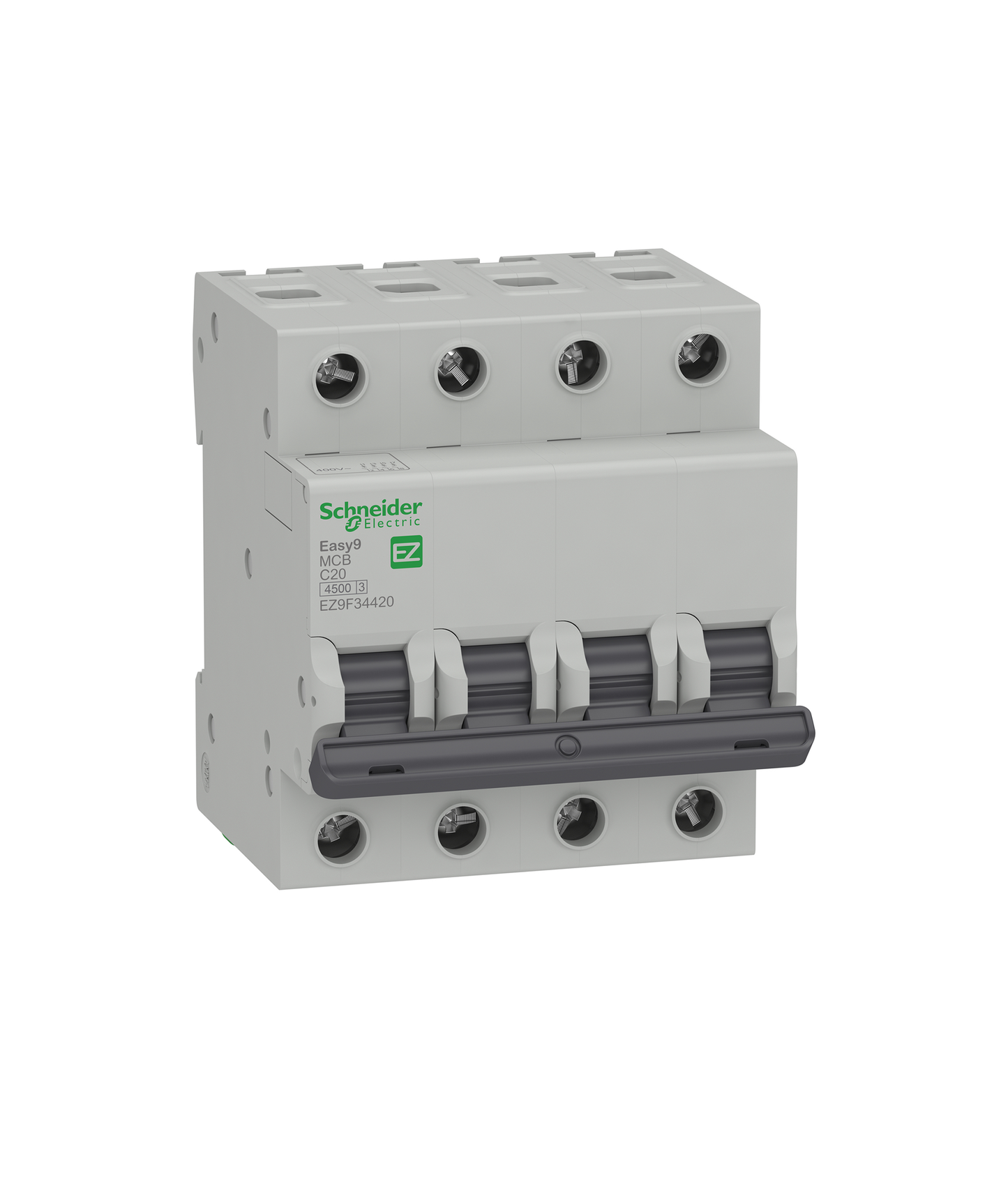 Disjuntor 4P 20A Curva C 4,5KA 230V Easy9