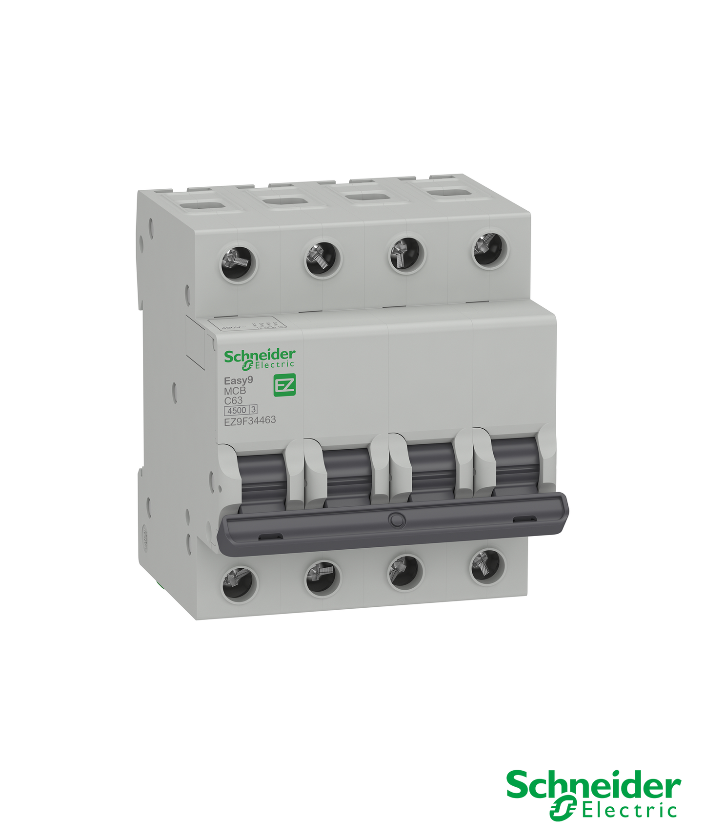 Disjuntor 4P 63A Curva C 4,5KA 230V Easy9