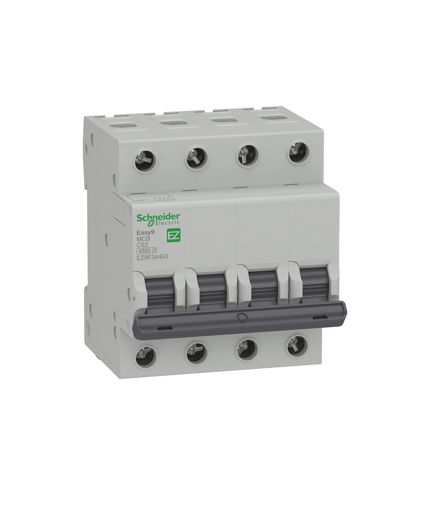 Disjuntor 4P 63A Curva C 4,5KA 230V Easy9