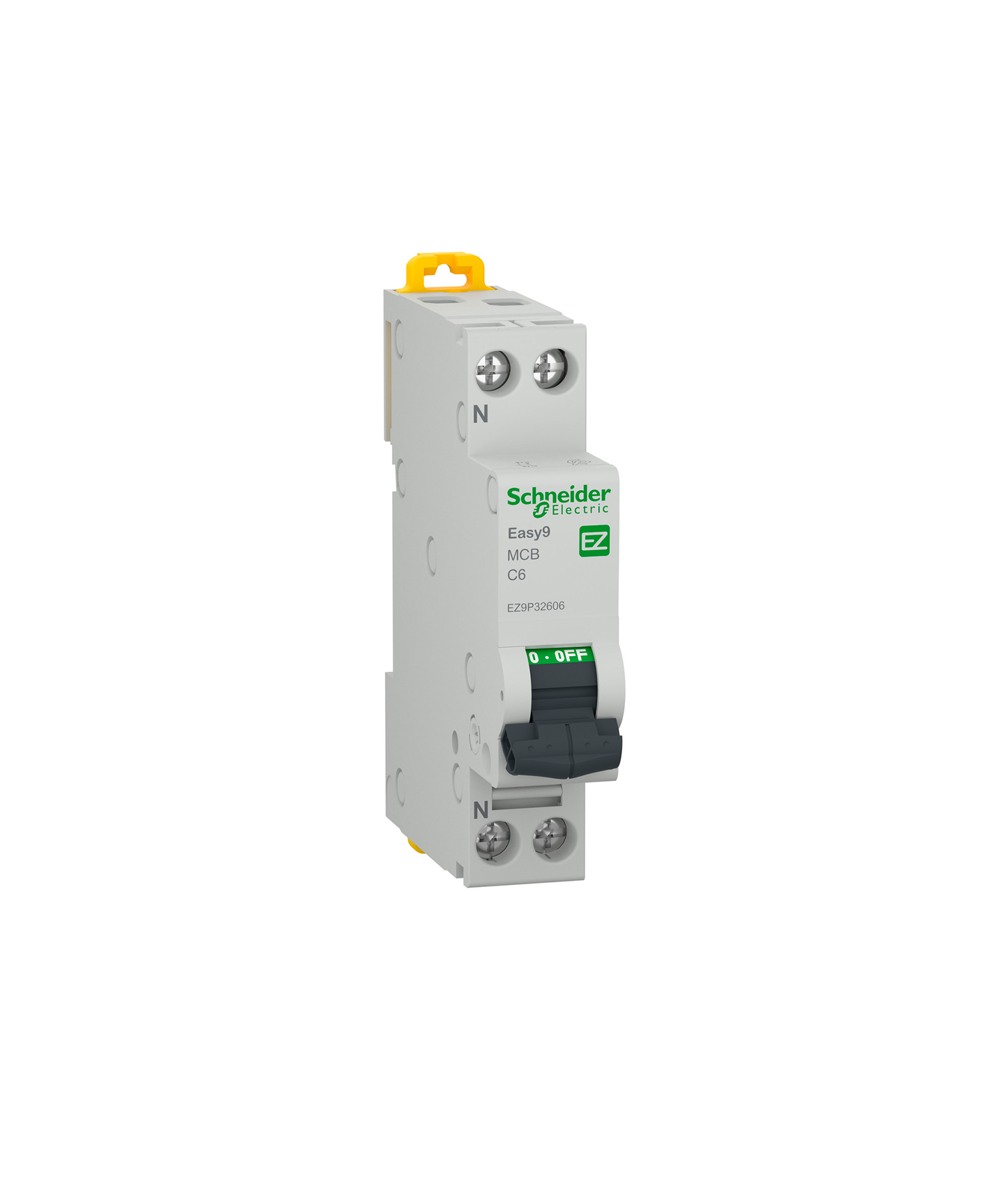 Disjuntor 1P+N 6A Curva C 4,5KA 230V Easy9