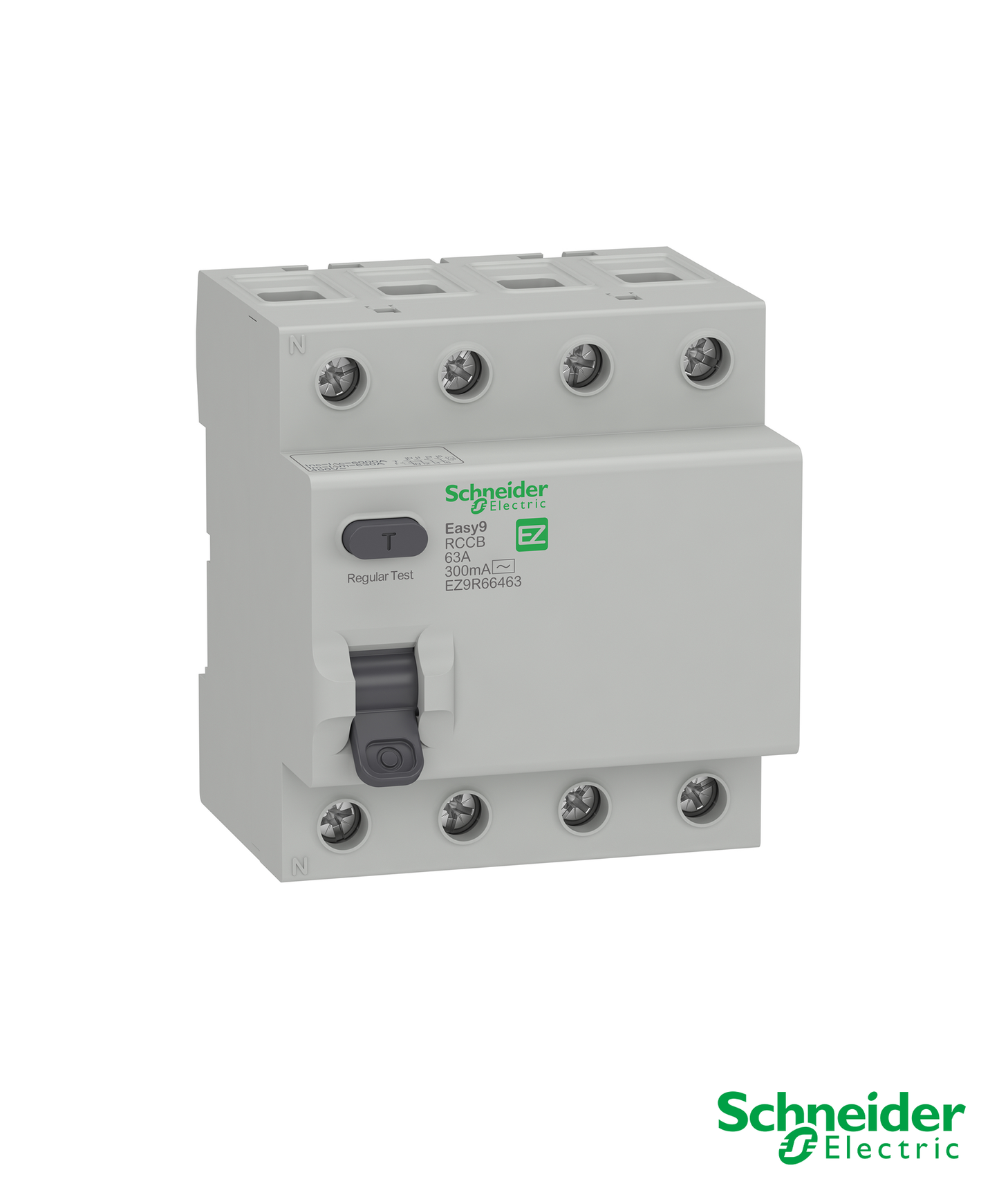 Interruptor Diferencial 4P 63A 300mA Tipo AC 230V Easy9