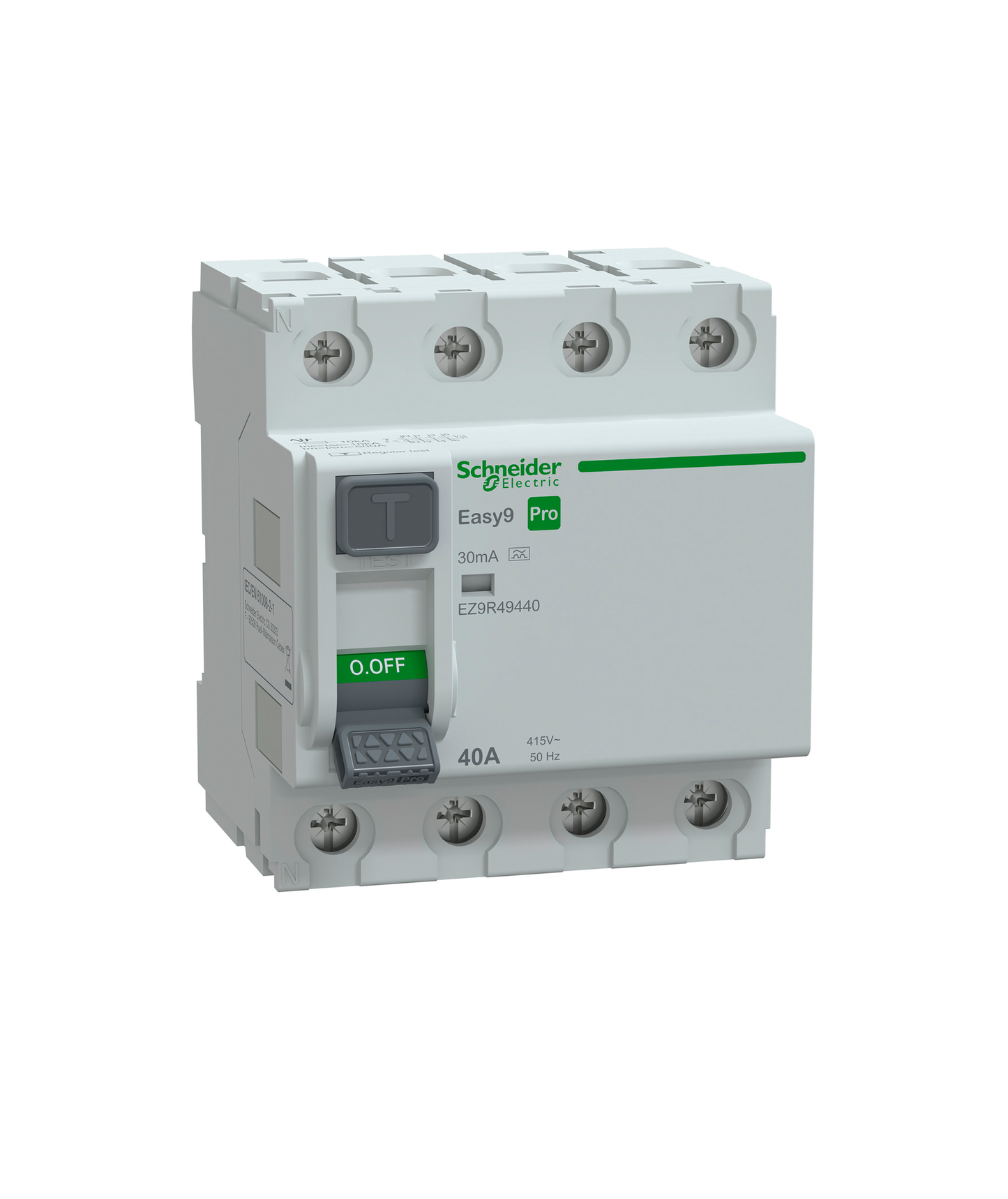 Interruptor Diferencial 4P 40A 30mA Tipo A 230V Easy9
