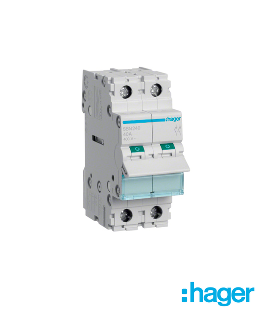 Interruptor Modular 2P 40A