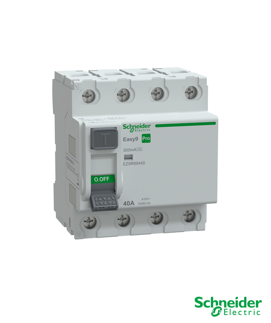 Interruptor Diferencial 4P 40A 300mA Tipo A 230V Easy9