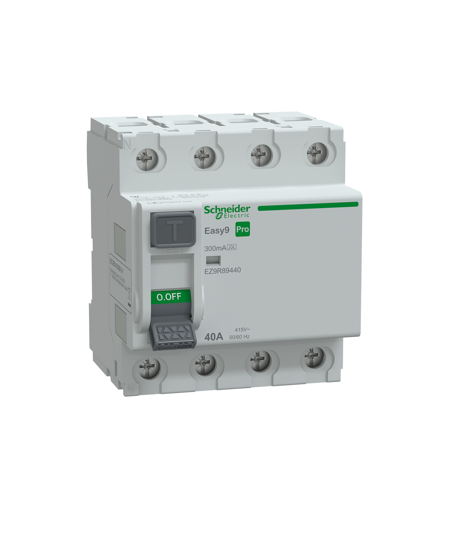 Interruptor Diferencial 4P 40A 300mA Tipo A 230V Easy9