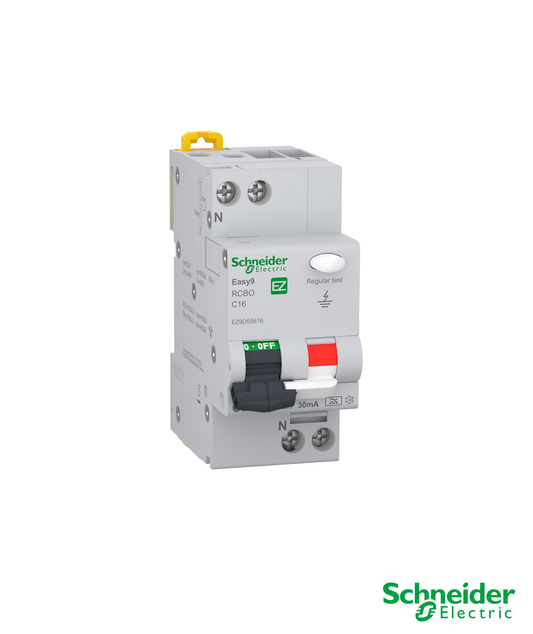 Disjuntor Diferencial 1P+N 16A Curva C 6KA Tipo A 30mA Easy9