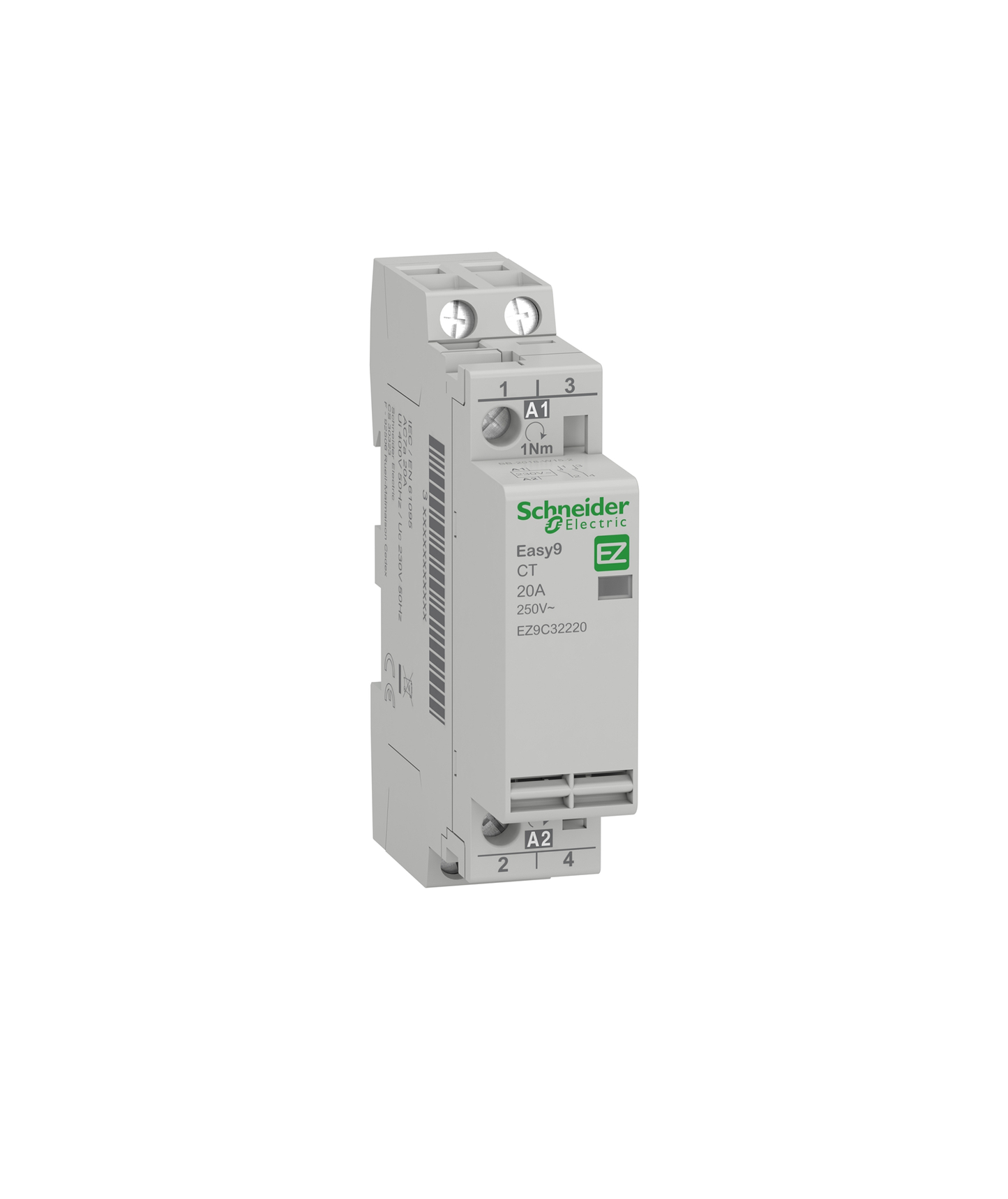 Contactor Modular 2P 20A 2NA 230VAC Easy9
