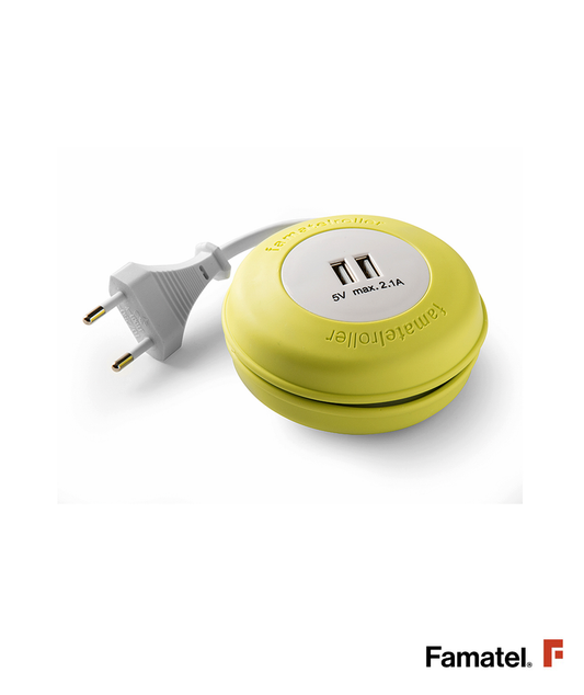 Mini Enrolador com 2 Portas USB (2 Metros)