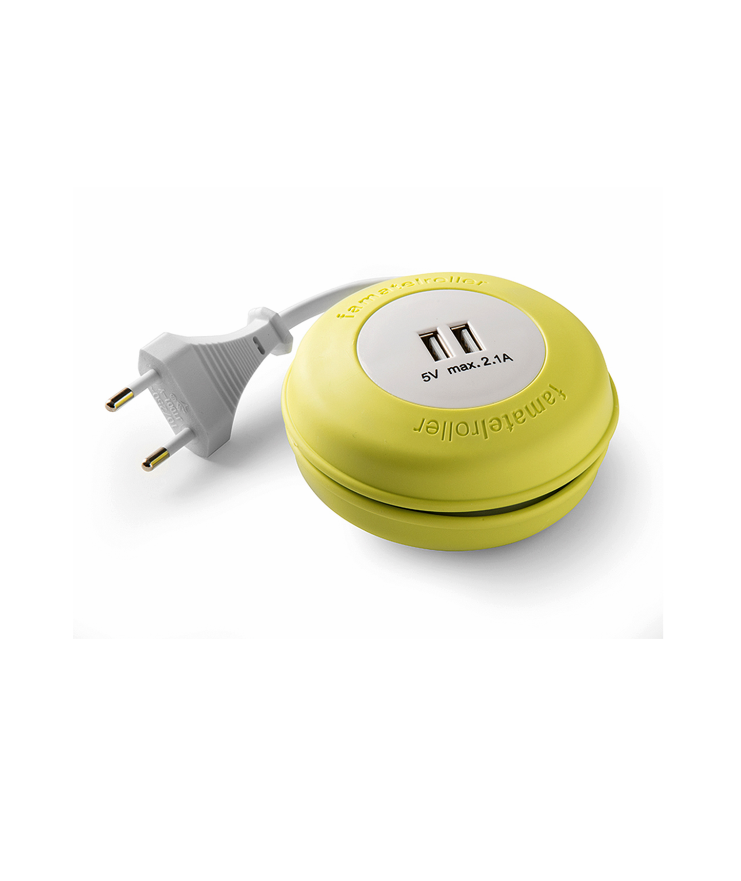 Mini Enrolador com 2 Portas USB (2 Metros)