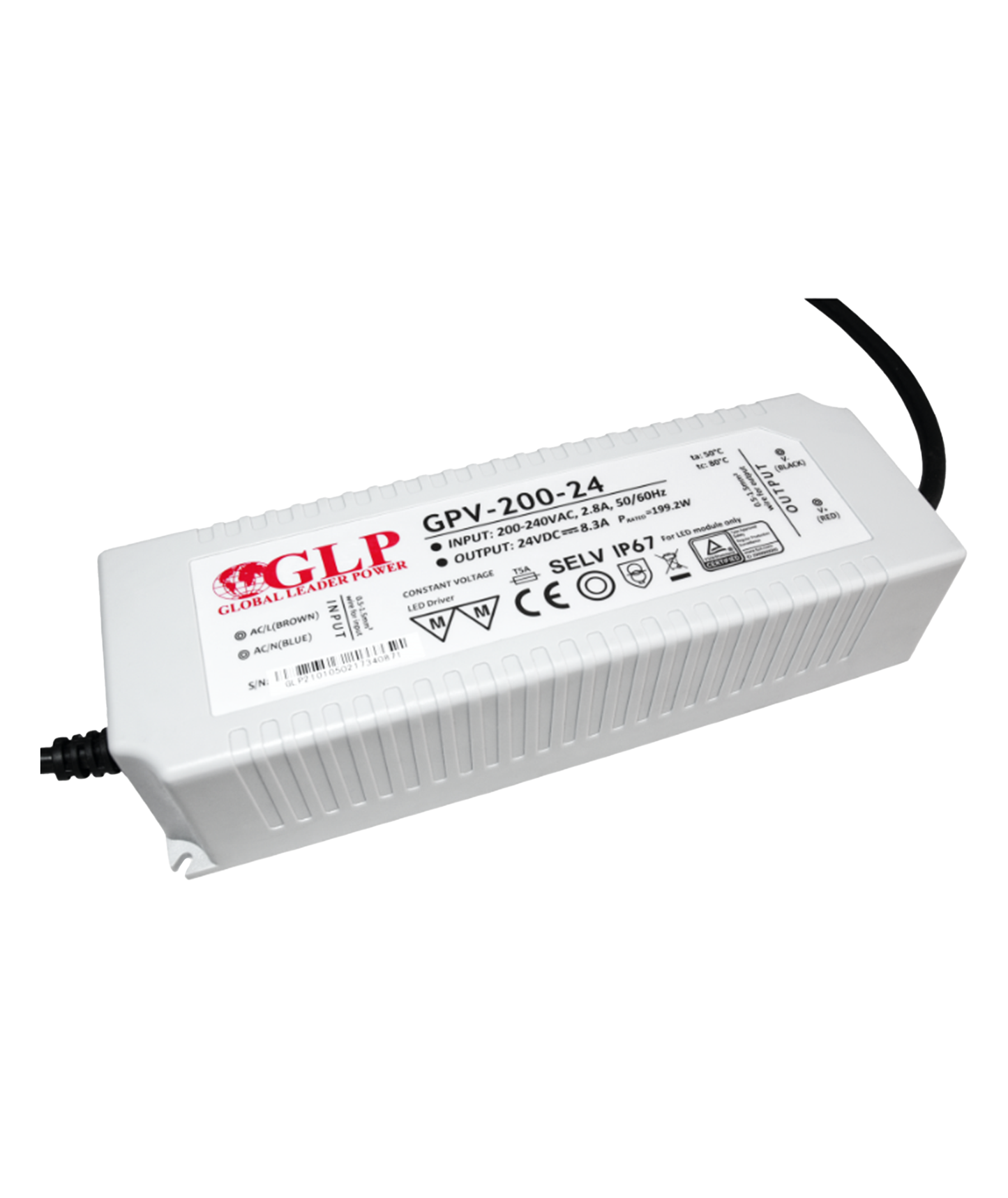 Fonte de Alimentação GPV - 24V IP67