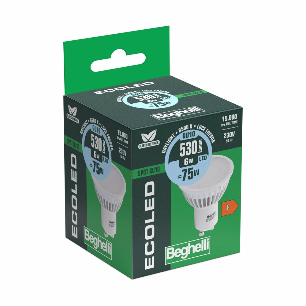 GU10 Eco LED Premium 6W 95°230V (3000K/4000K/6500K)