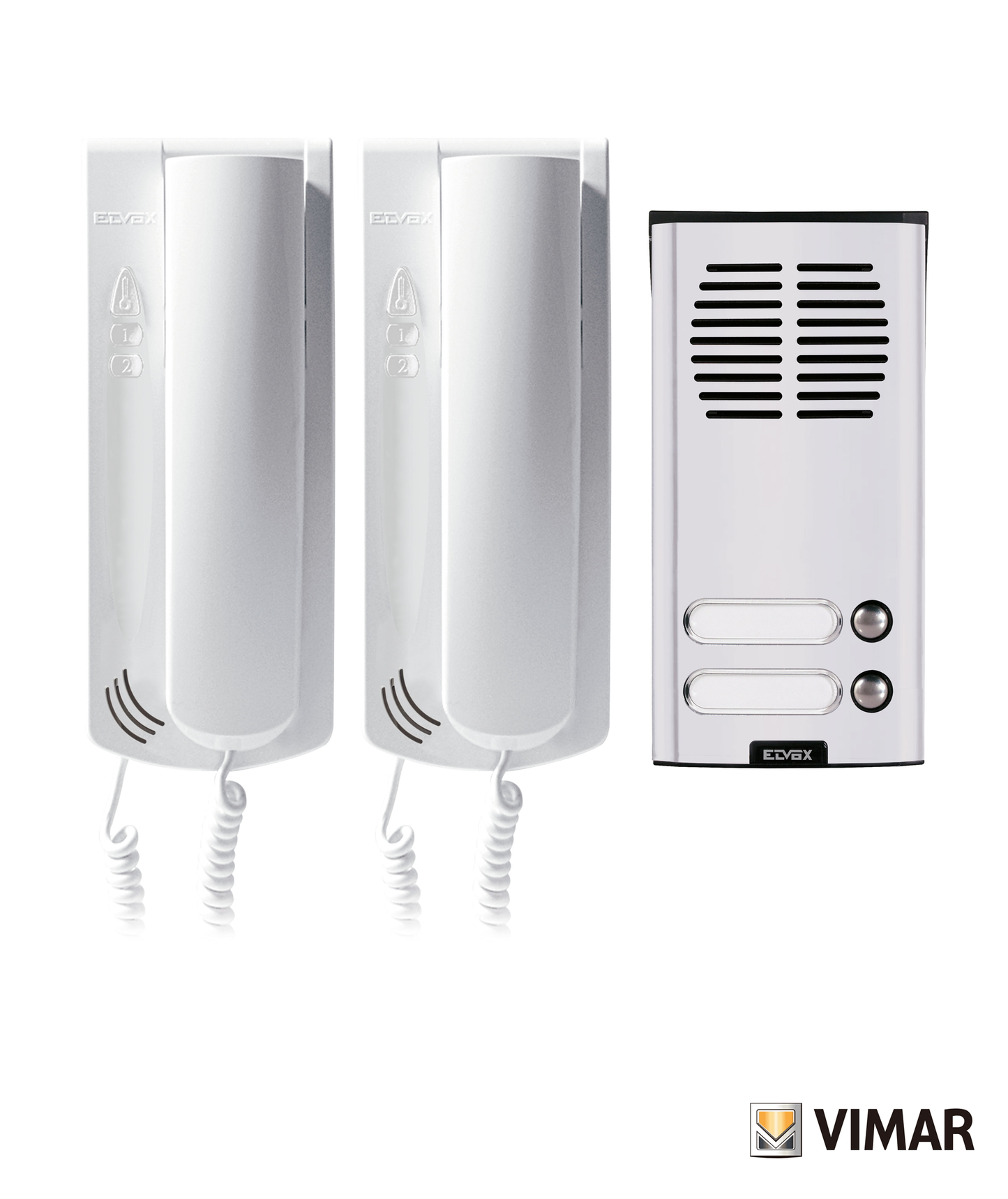 Kit Áudio Porteiro para 2 Habitações Elvox K62K002