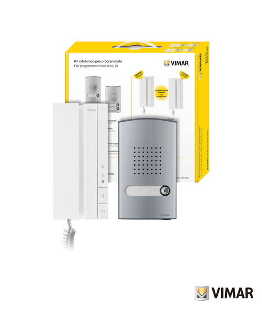 Kit Áudio Porteiro Unifamiliar Voxie Elvox K40540E