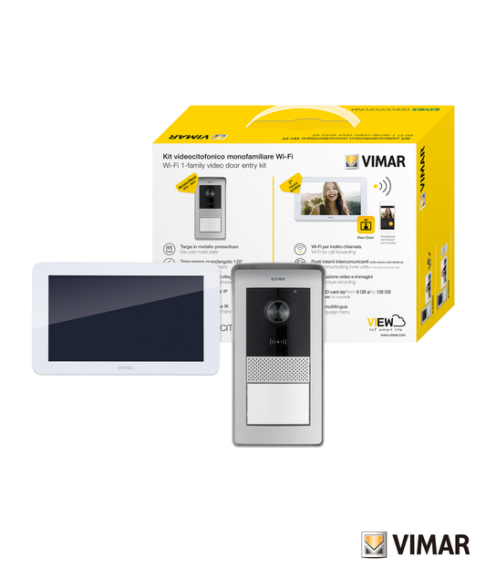 Kit Videoporteiro Unifamiliar Wi-Fi c/Monitor 7" Elvox K42955