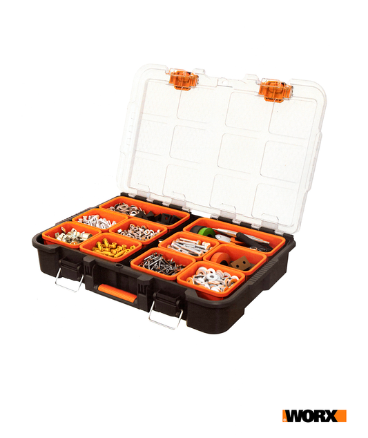Caixa Organizadora Worx com 10 Divisórias Móveis