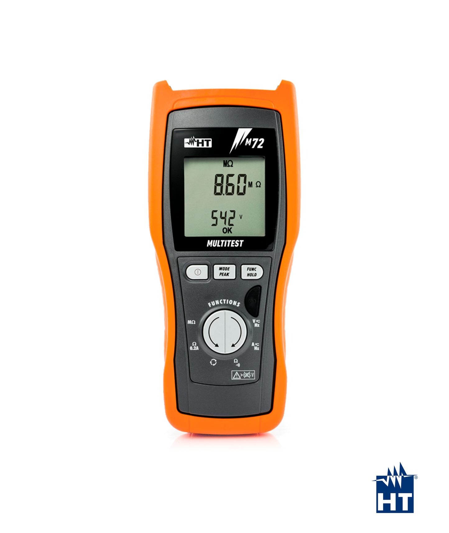 HTM72 Instrumento Multifunções p/ Medição de Isolamento, Continuidade dos Condutores de Proteção e Função Multímetro