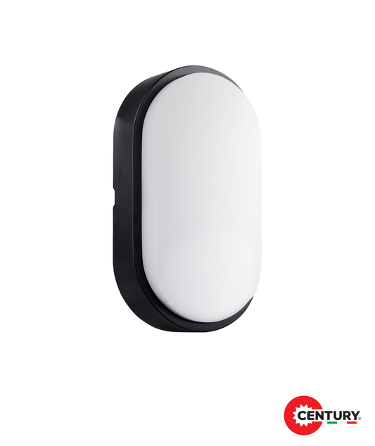 Plafonier Oasi Oval Preto 14W 1550LM & CCT ajustável