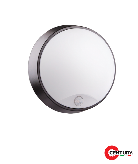 Plafonier Oasi Redondo Preto com Sensor 14W 1550LM & CCT ajustável