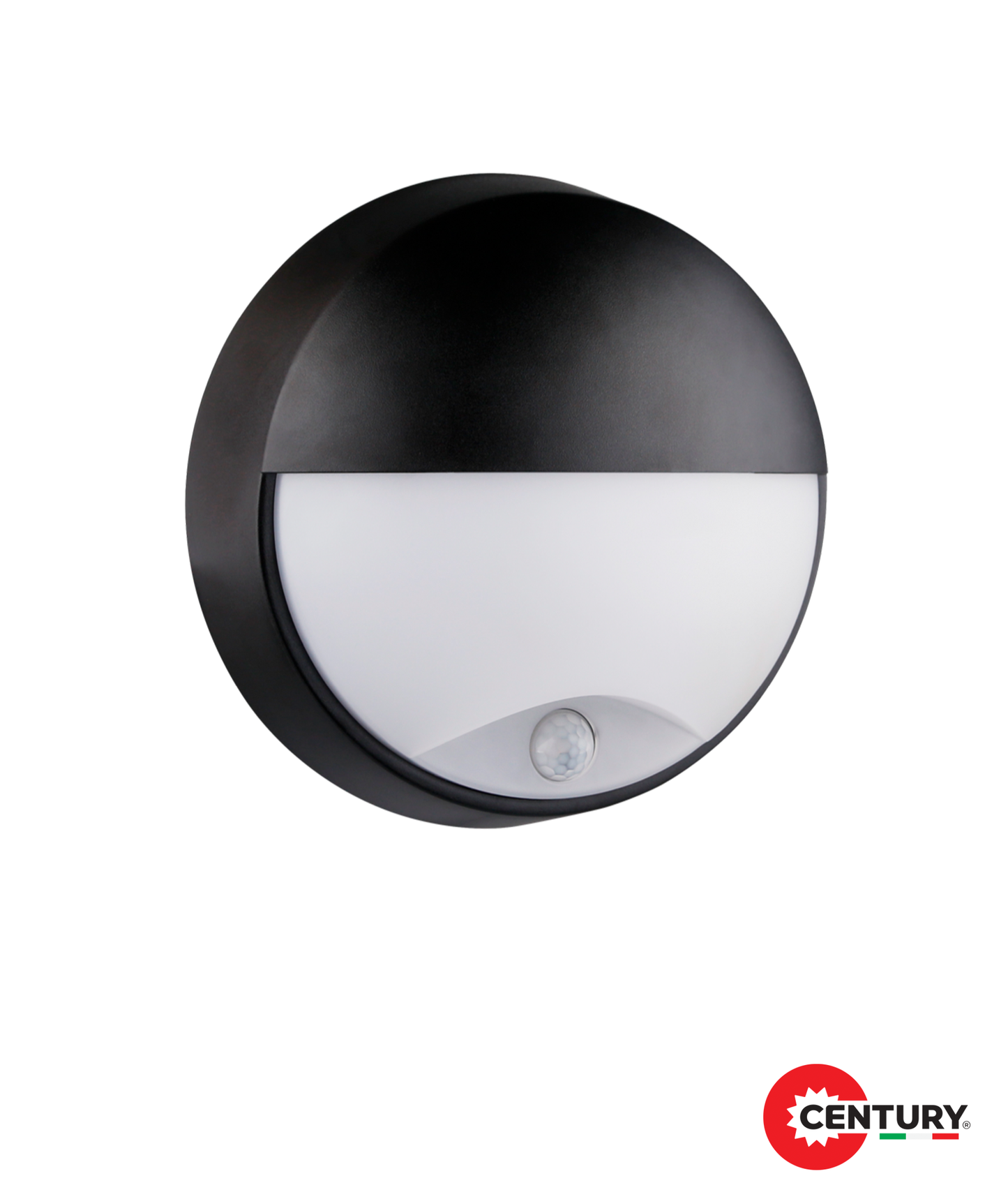 Plafonier Oasi Semi-Redondo Preto com Sensor 14W 1550LM & CCT ajustável
