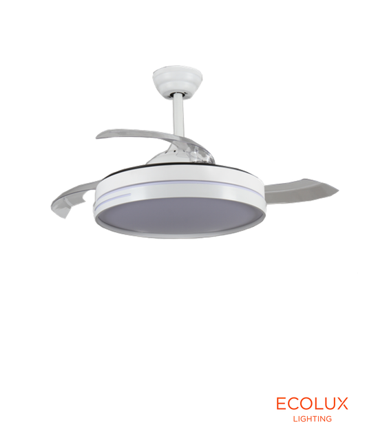 Ventilador LED Sureste D 36W 3600LM & CCT ajustável