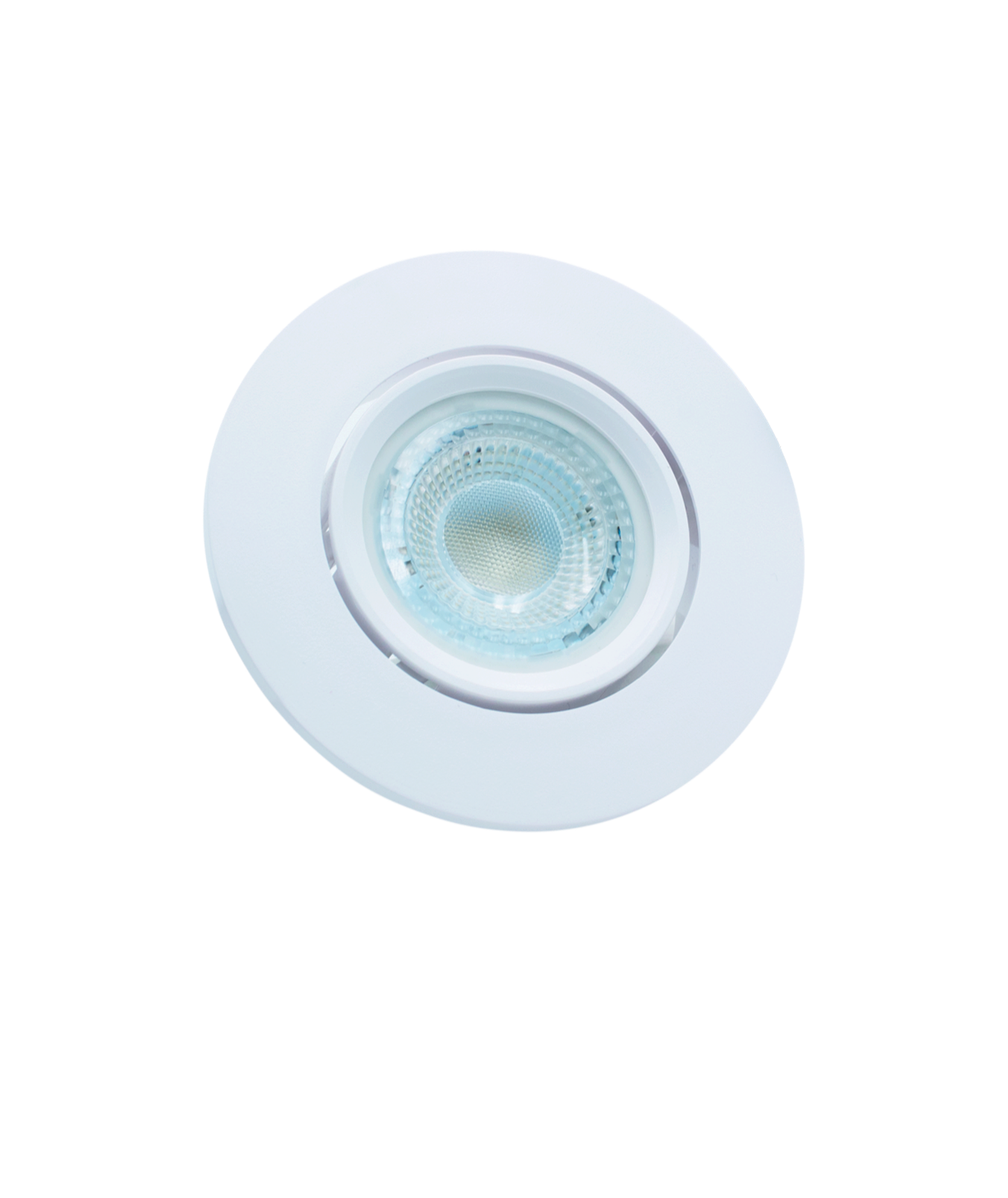 Suporte de Encastrar Klik Redondo 2 1xGU10 Branco