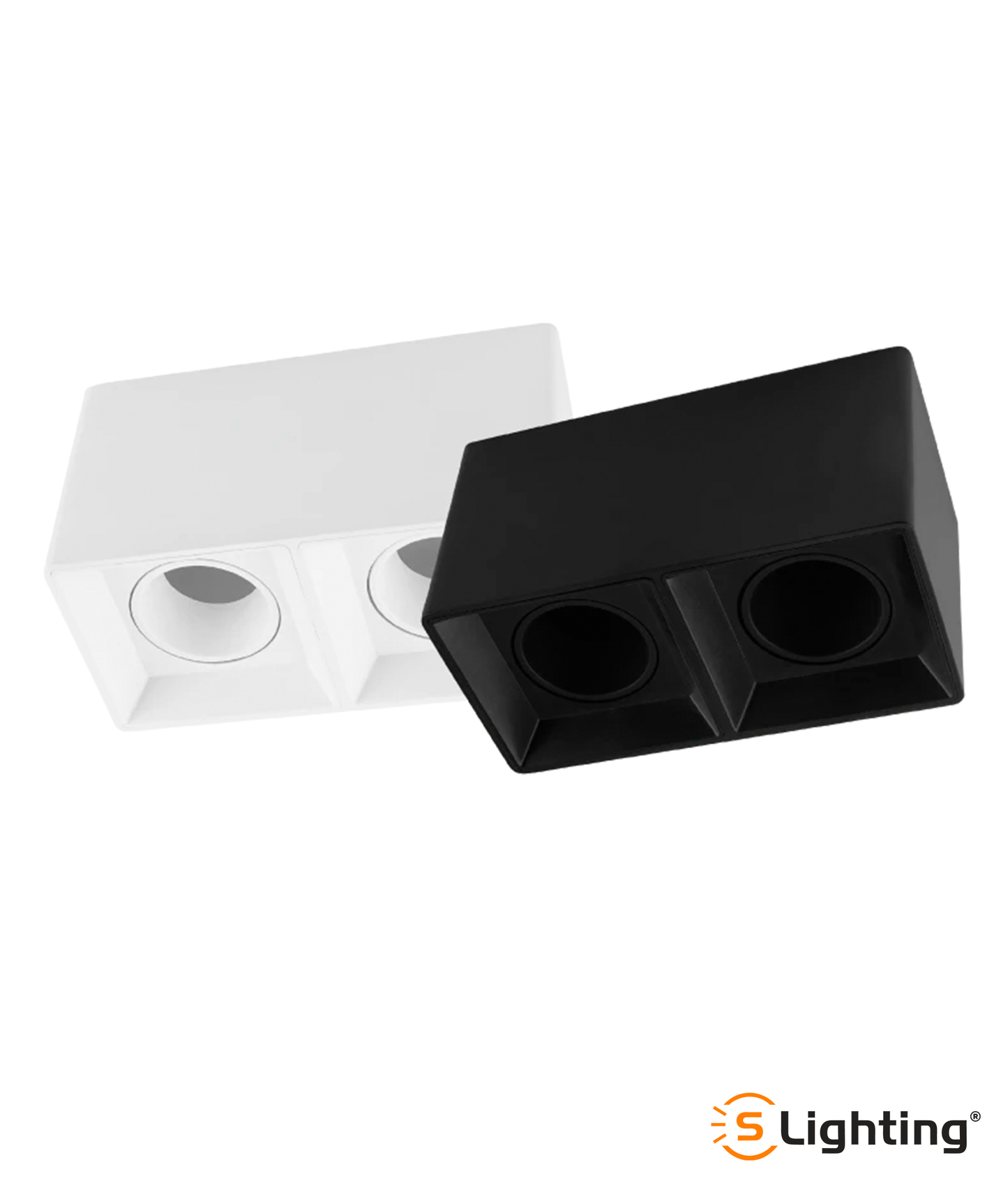 Aplique de Tecto Duplo Orientável Horatia GU10