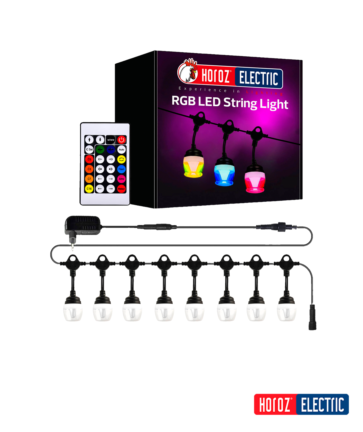 Kit Grinalda Paradise c/ 24 LEDs 18m RGB 220V/24V