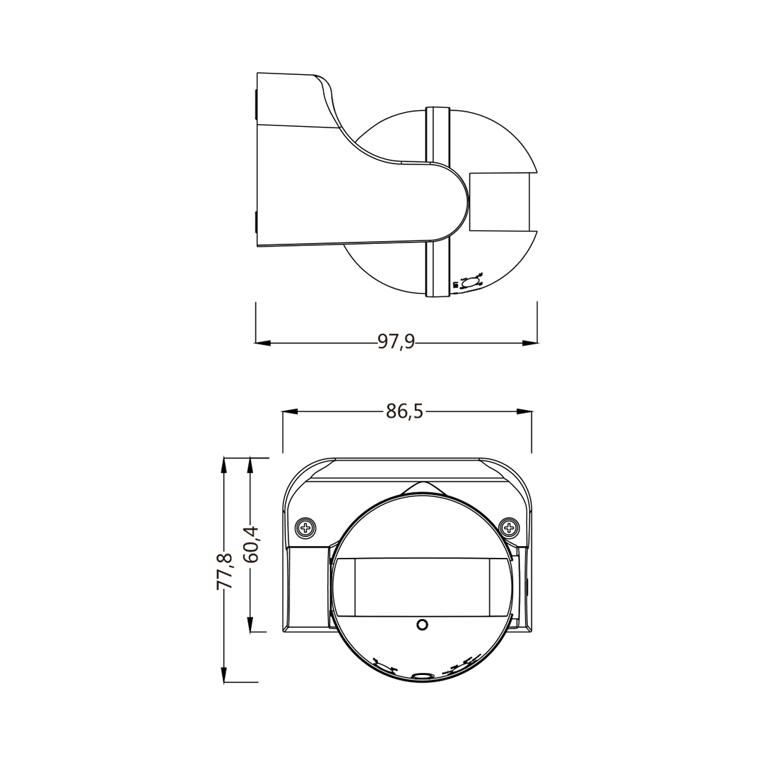 Detector de Movimento KDP 17 360FP-HF Koban