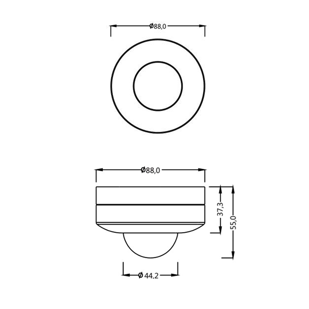 Detector de Movimento KDP 19 360S Koban