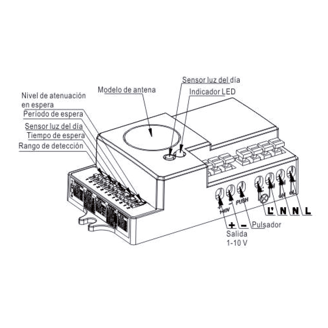 Detector de Movimento KDP 32 MW DIM Koban