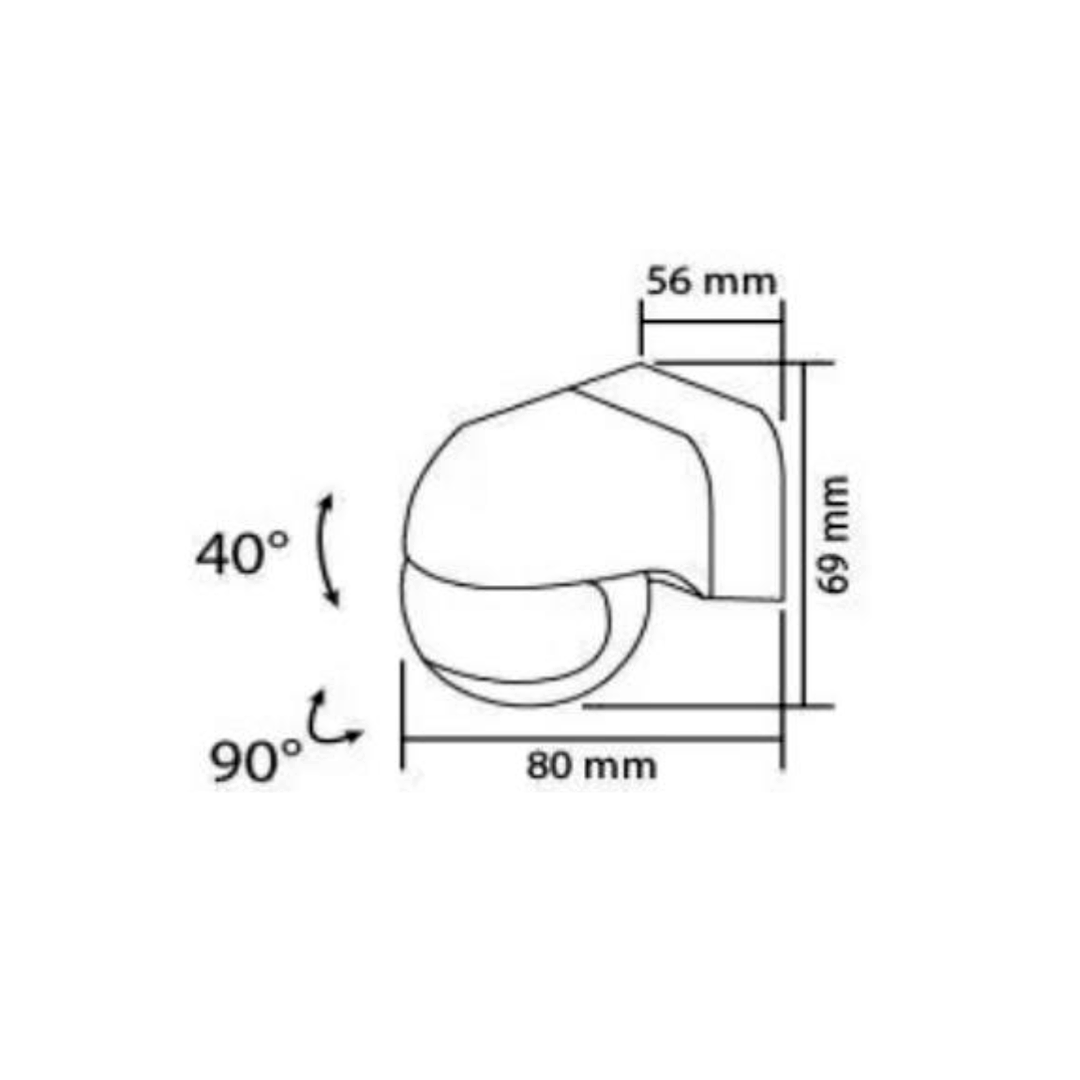 Detector de Movimento KDP 180 Mini Koban