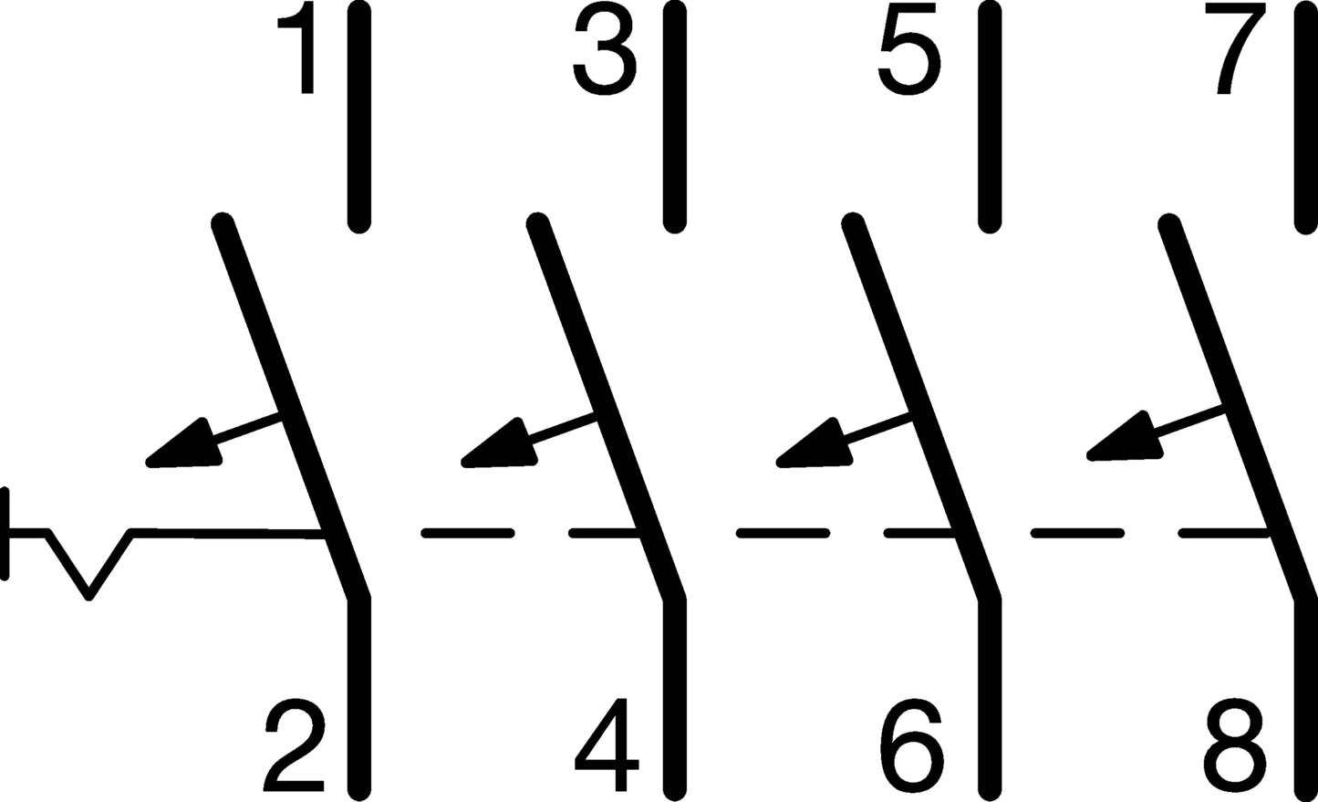 Disjuntor 4P 10A C 6/10kA 4 Módulos