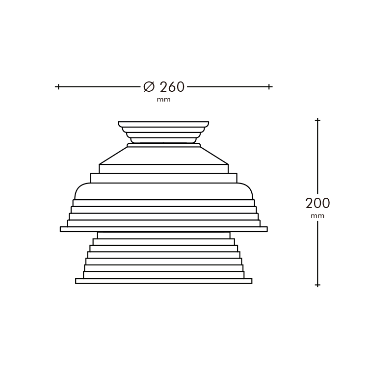 Abajur de Silicone para Candeeiro de Tecto