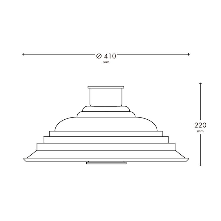 Abajur de Silicone para Candeeiro de Tecto