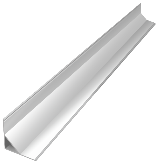 Perfil de 2 Metros COR002 p/ Fitas de LED