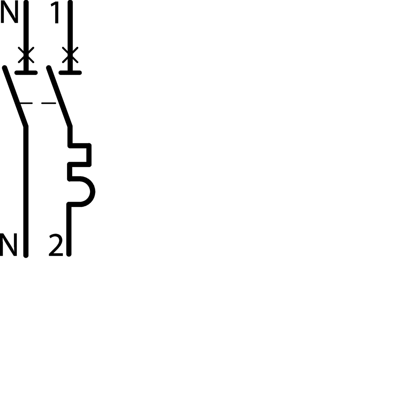 Disjuntor 1P+N 16A C 6/10KA 1 Módulo