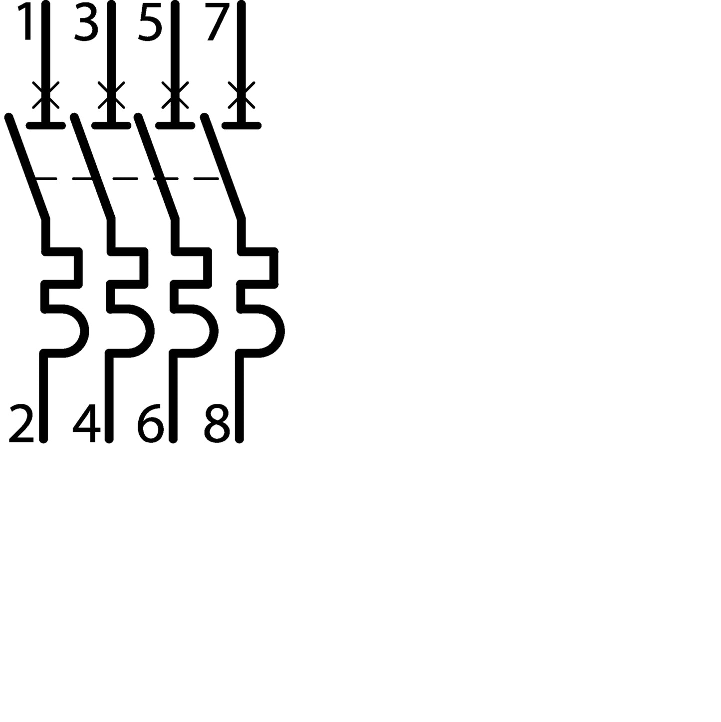 Disjuntor 4P 10A C 6/10kA 4 Módulos