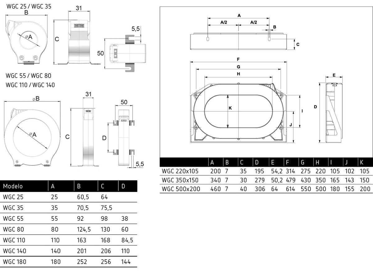 WGC-180 | Transformador Diferencial