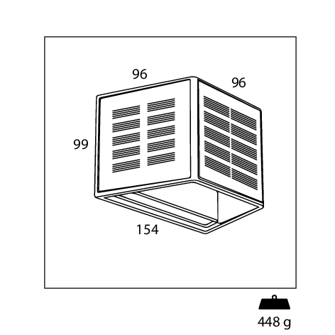 Aplique Solar Up&Down 3,3W 70lm (3000K/4000K)