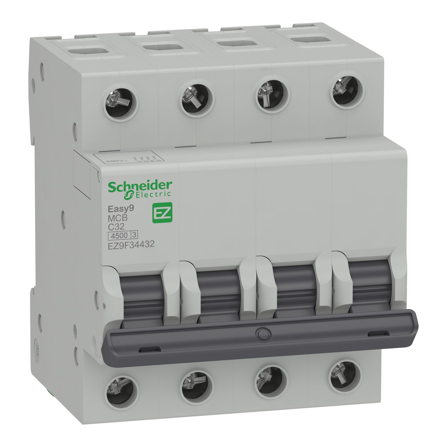 Disjuntor 4P 32A Curva C 4,5KA 230V Easy9
