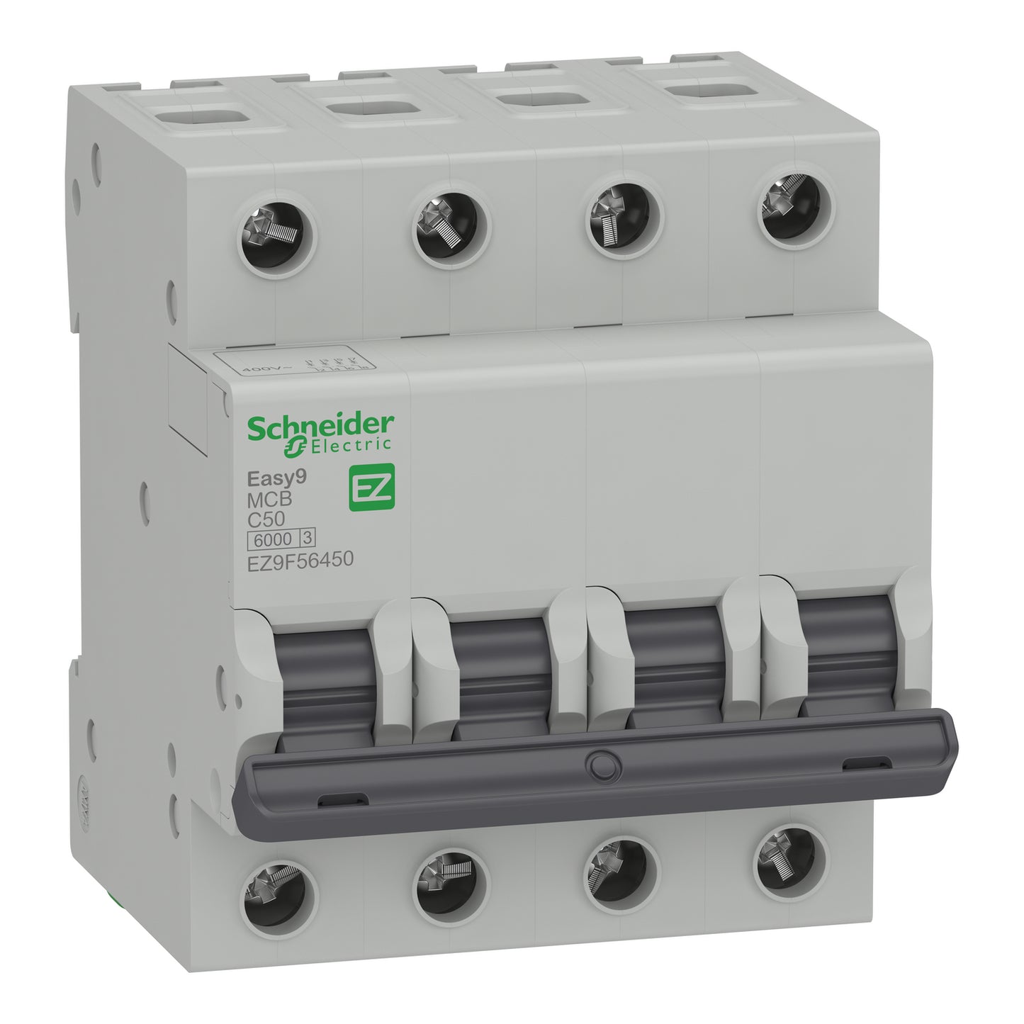 Disjuntor 4P 50A Curva C 6KA 230V Easy9