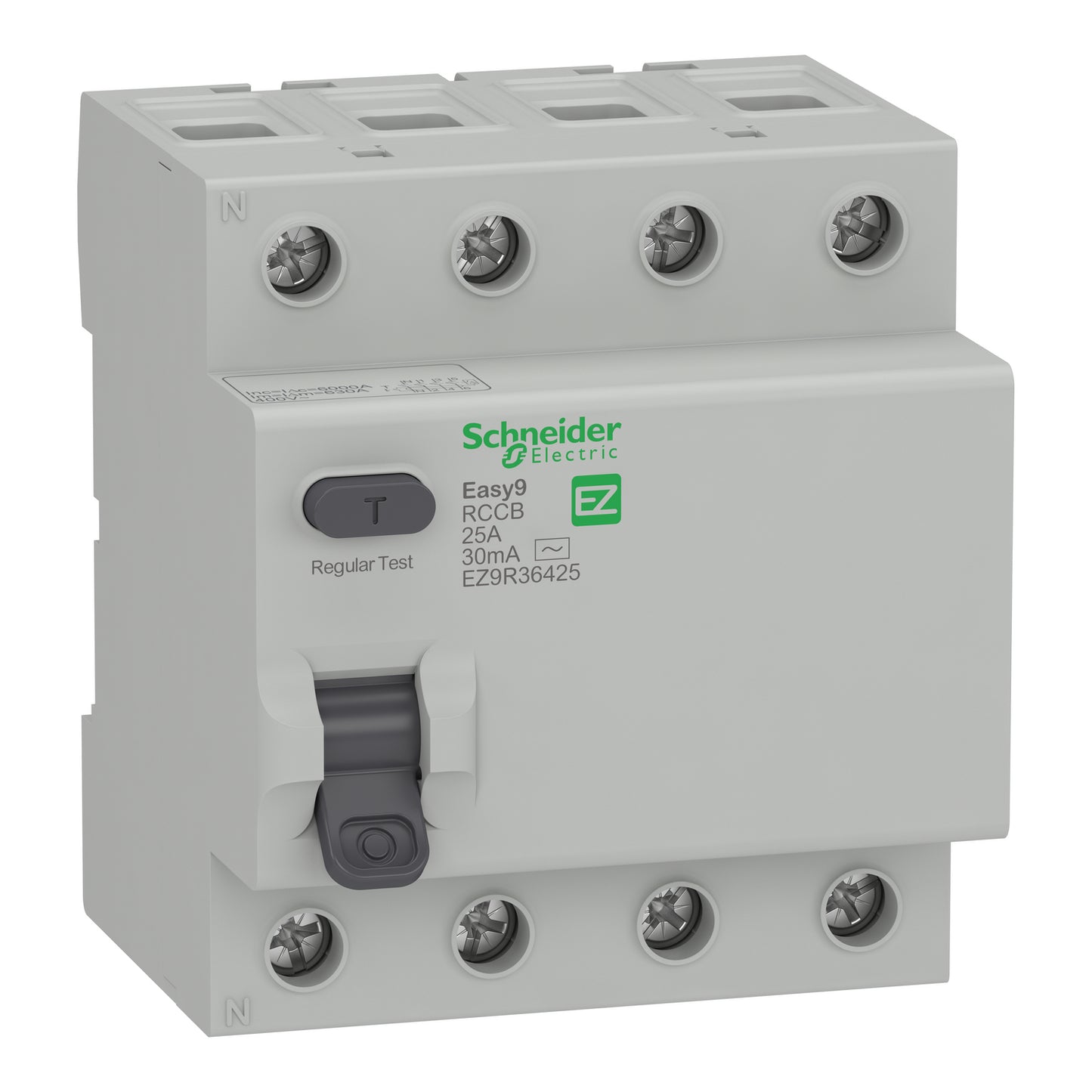 Interruptor Diferencial 4P 25A 30mA Tipo AC 230V Easy9
