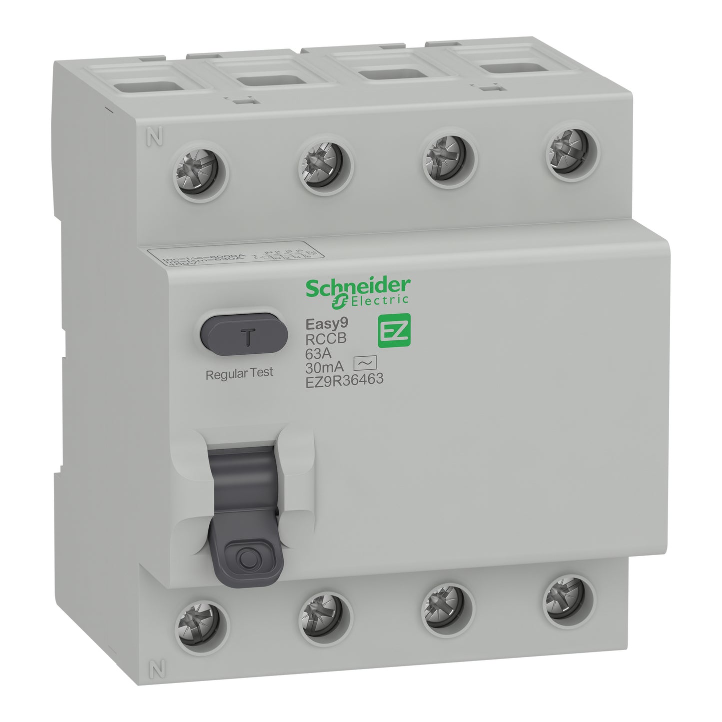 Interruptor Diferencial 4P 63A 30mA Tipo AC 230V Easy9