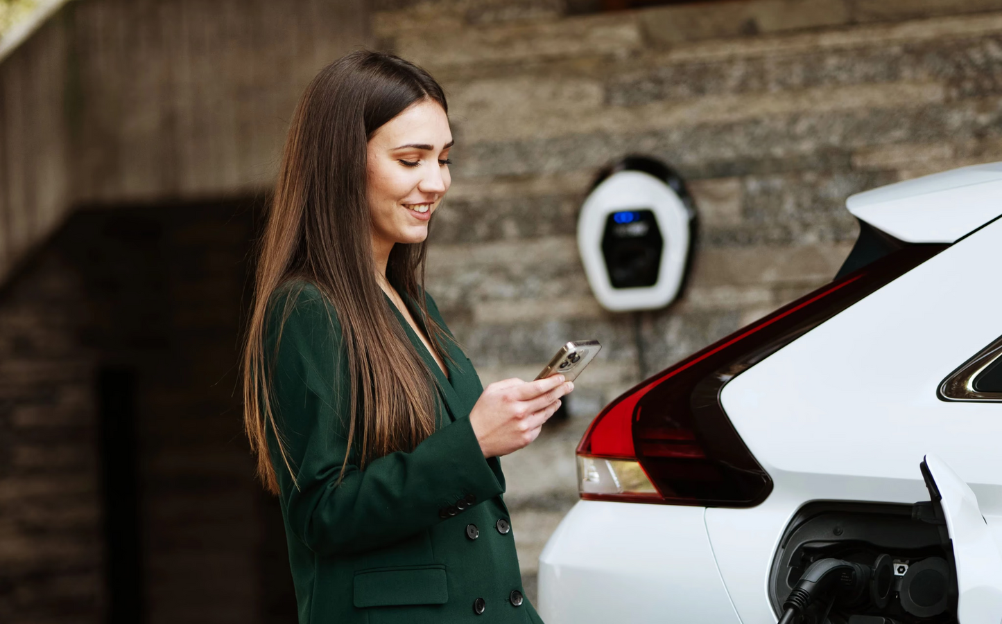 Carregador VE DazeBox C Monofásico 32A 7,4kW com Cabo T2 7m