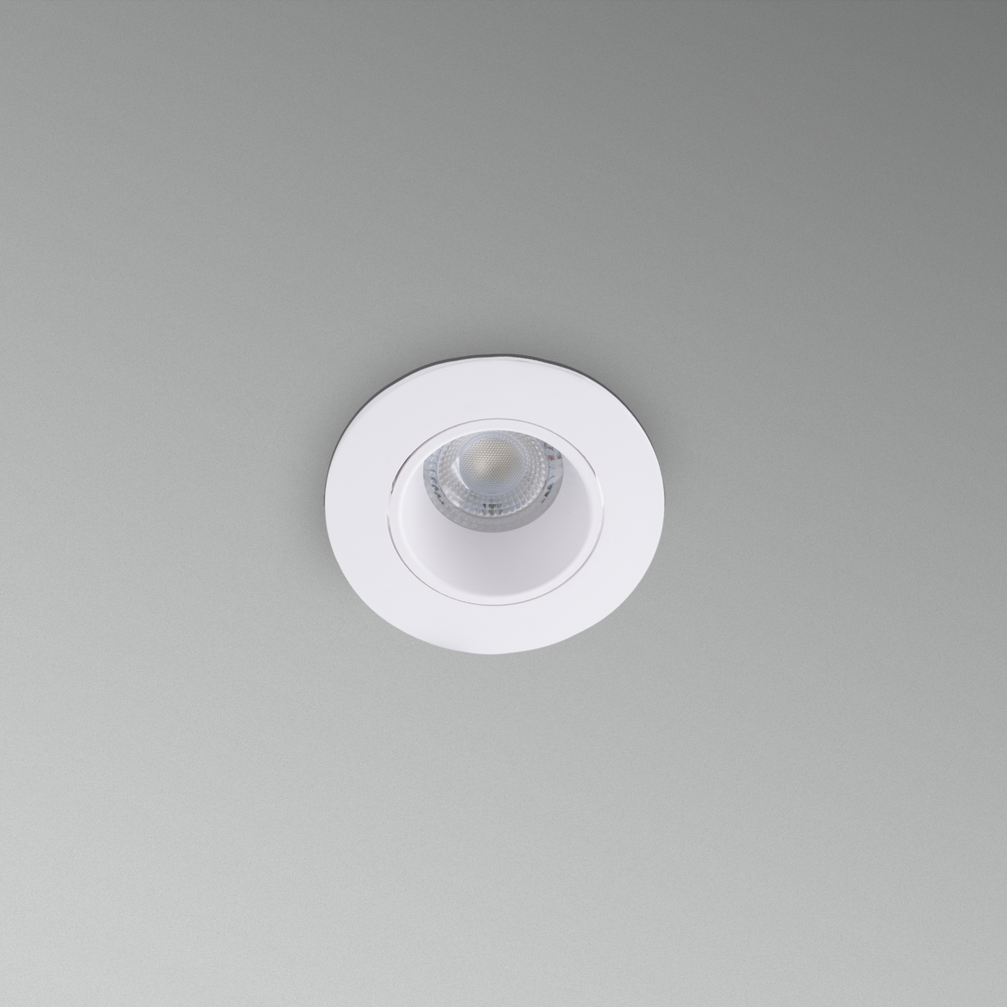 Suporte de Encastrar Klik Redondo 1xGU10 Branco