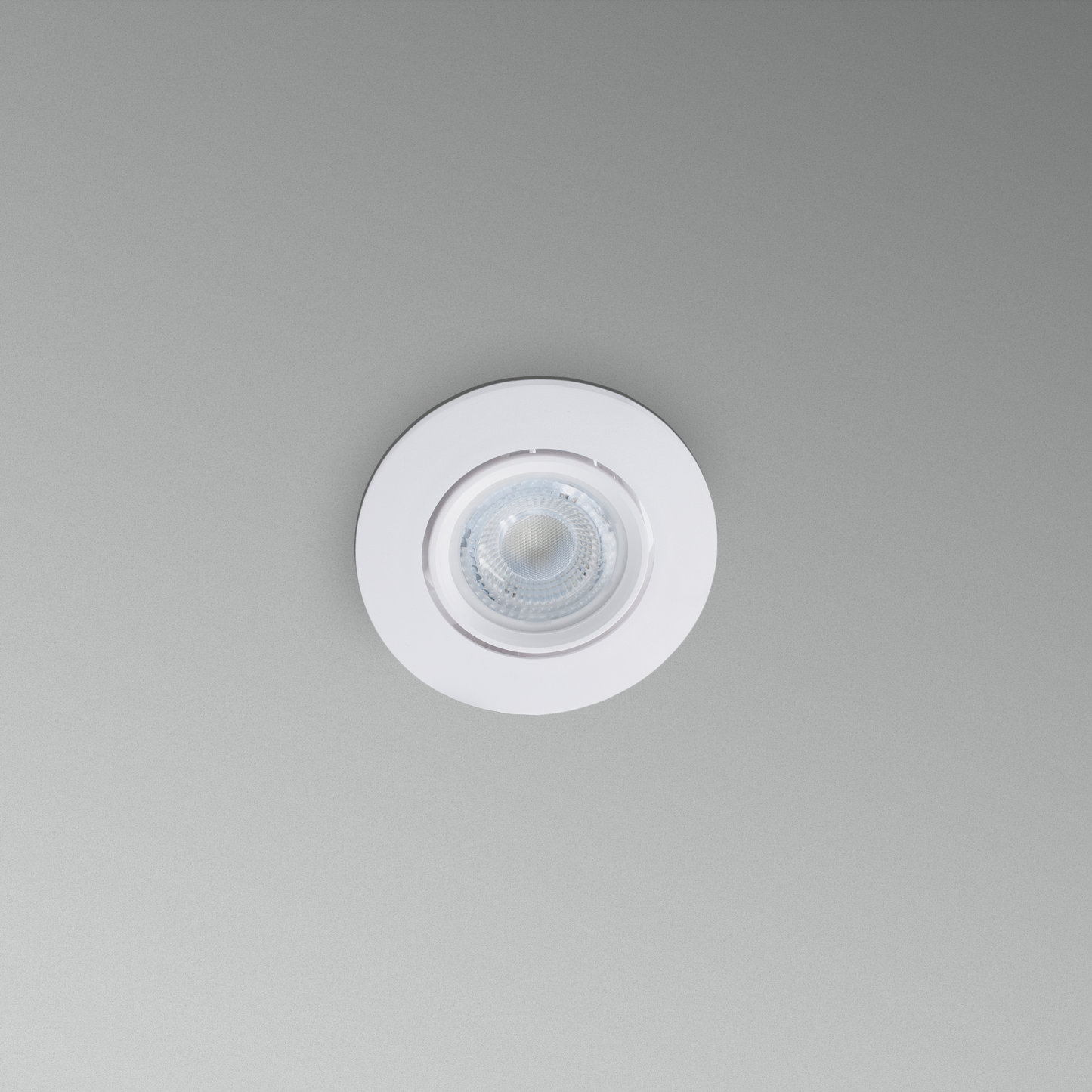 Suporte de Encastrar Klik Redondo 2 1xGU10 Branco