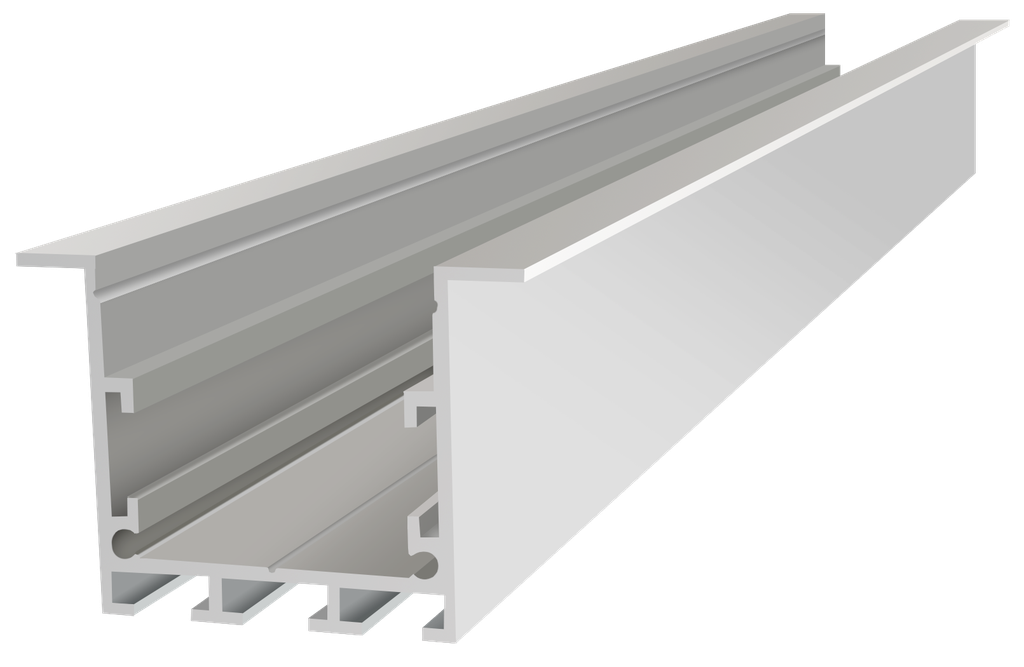 Perfil de 2 Metros IN005 p/ Fitas de LED